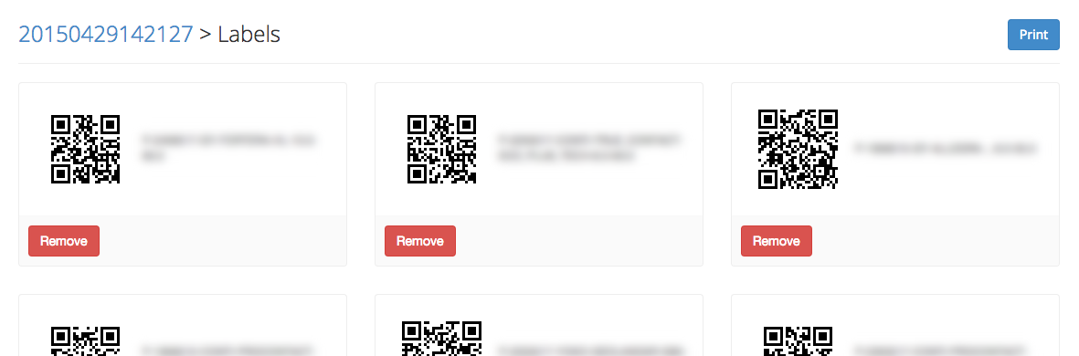 qr labels